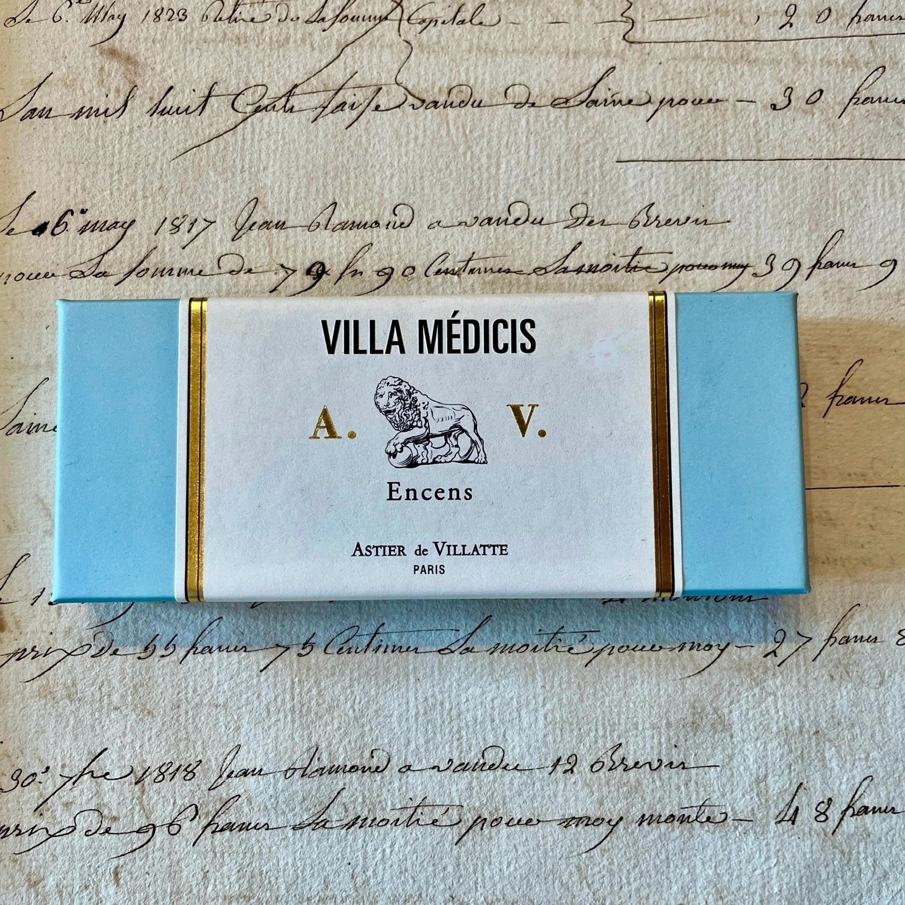 ASTIER de VILLATTE お香 VILLA MÉDICIS Villa Medicis Incense Sticks by Astier de Villatte | Luxury